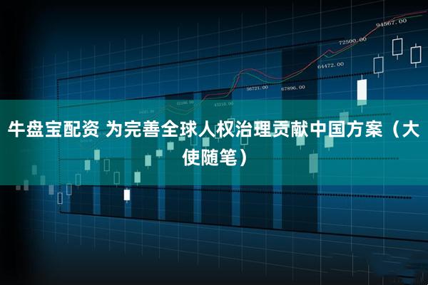 牛盘宝配资 为完善全球人权治理贡献中国方案（大使随笔）